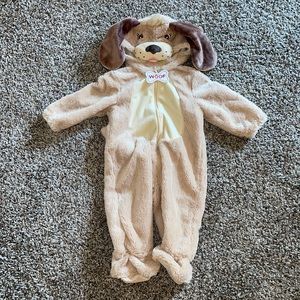 Spooked pupy baby Halloween costume